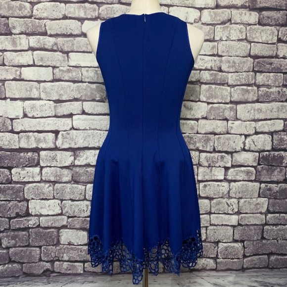 Maia Blue Sleeveless Dress Size 2 - Picture 7 of 10